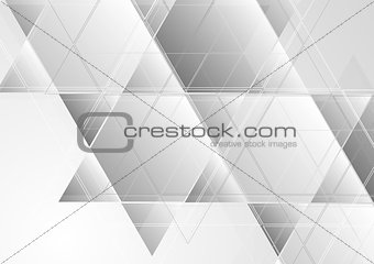 Grey abstract corporate tech background