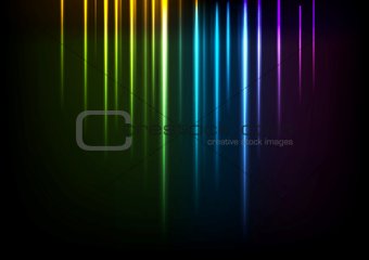 Shiny neon iridescent light background