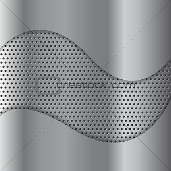 Abstract perforated metal texture