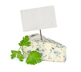 blue cheese with price tag