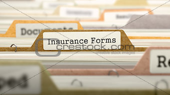 Insurance Forms on Business Folder in Catalog.
