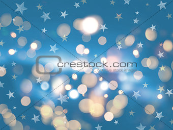 Christmas bokeh lights background