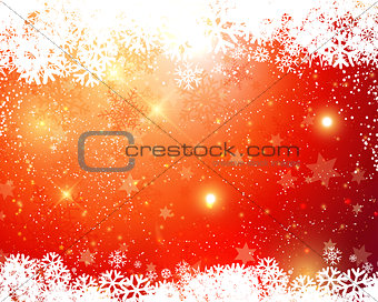 christmas snowflakes and stars 