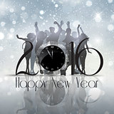New Year party background