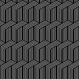 Seamless geometric striped pattern. 