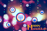Happy Hanukkah, Jewish holiday background