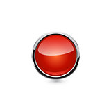 Vector button isolated