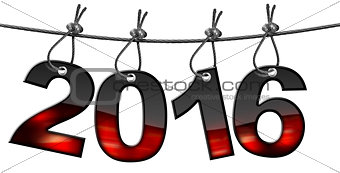 New Year 2016 - Hanging on Steel Cable