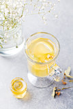 Mulled White Wine Spicy hot tea
