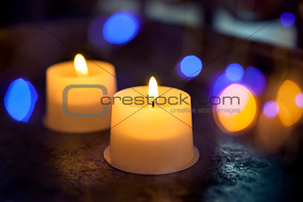 candles and lights