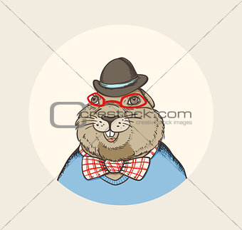 Marmot hipster