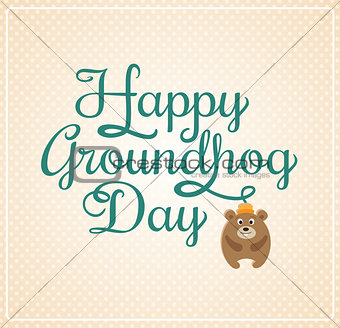 Card for Groundhog Day