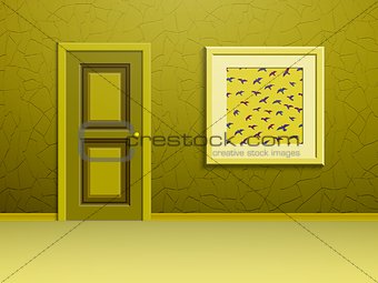 The picture and the door