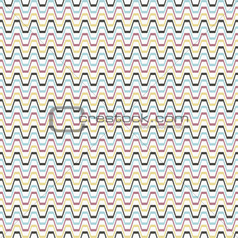 Seamless vector wrapping pattern with zigzag.