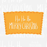Holiday greetings lettering