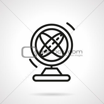 Image 6698483: Magnetic pendulum black simple line vector icon from