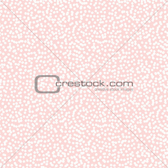Hand drawn seamless pink irregular micro dot texture