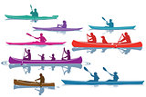kayaking, canoeing