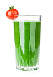 Fresh vegetable green smoothie