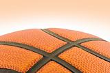 Basketball detail with clipping path