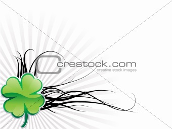 Abstract Clovers Vector Illustration