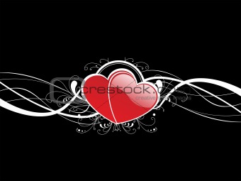 heart with vector elements