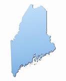 Maine(USA) map