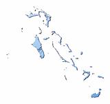 The Bahamas map