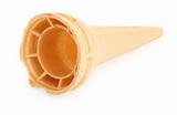 empty ice cream cone