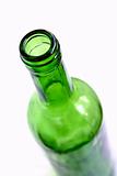 Green wine bottle