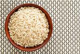 Bowl of Basmati rice 