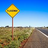 Floodway sign Australia