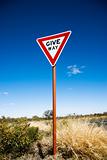 Give Way sign Australia