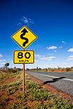 Australia road sign
