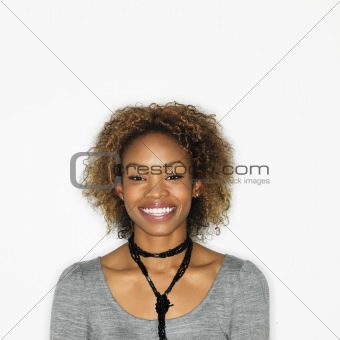 Pretty smiling woman