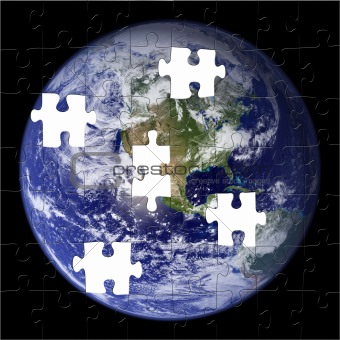 Earth Puzzle from NASA Photo