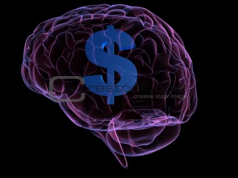 brain and dollar