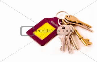 A bunch of keys and key ring - Key