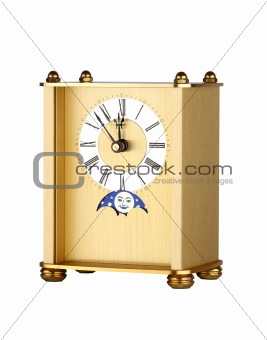 Golden clock