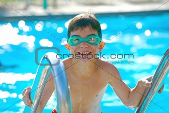 Boy at the Pool