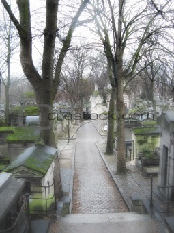 Cemetery alley