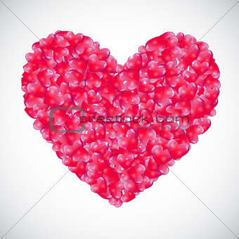 Heart Background Vector Illustration