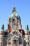 New Town Hall (Rathaus) in Hanover, Germany