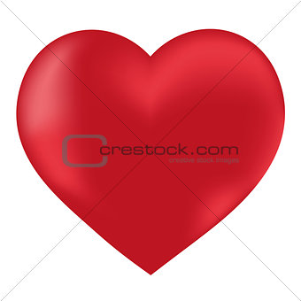 Heart isolated object vector