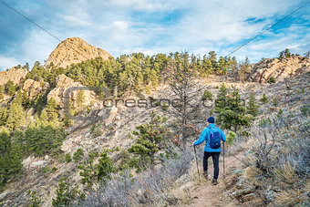 hiking Horsetooth Rock trail