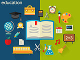 Vector illustration of education concept