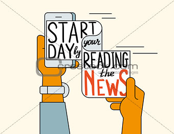 Start your day by reading the news
