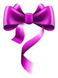 Big violet bow