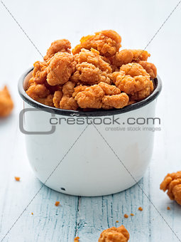 rustic popcorn chicken