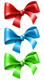 Set bow in different color